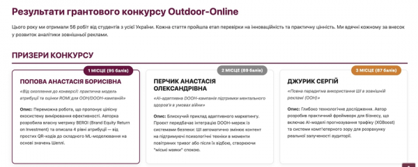 Вітаємо студентку кафедри менеджменту і маркетингу &ndash; Попову Анастасію